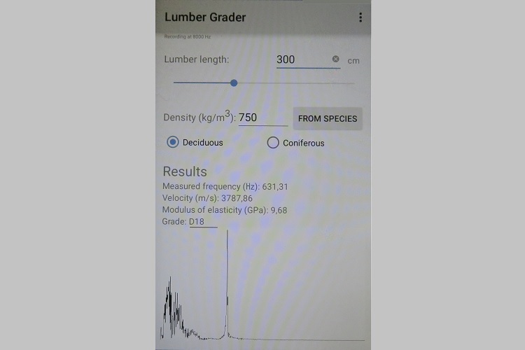 共振木料分级计